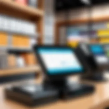 Retail environment utilizing a cutting-edge POS system