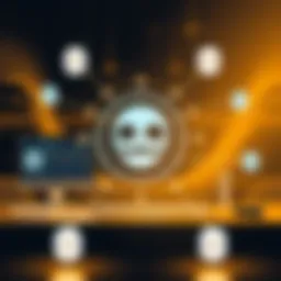 An abstract representation of digital anonymity