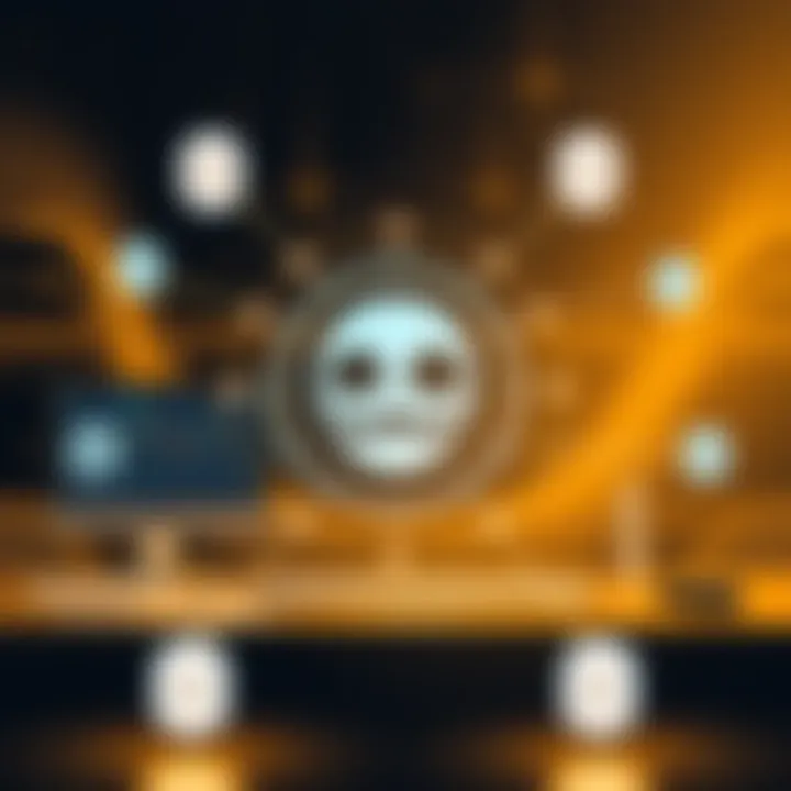 An abstract representation of digital anonymity