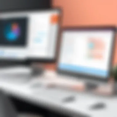 Collaboration Features in ClickUp Desktop App Visual representation of collaboration tools within ClickUp app