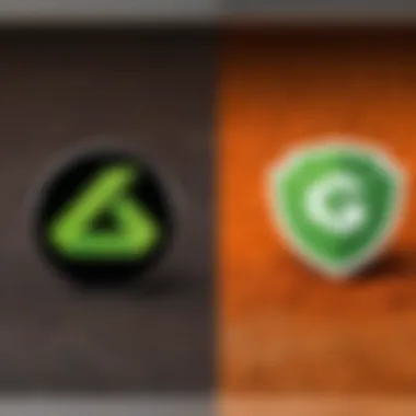 Logo Comparison of SiteGround and GoDaddy A visual comparison of SiteGround and GoDaddy logos