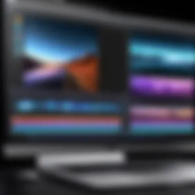 Interface of Final Cut Pro showcasing advanced editing tools.