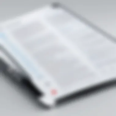 User interface of PDF Reader Pro showcasing its features