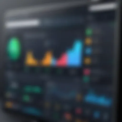 A visually engaging dashboard showcasing social listening metrics