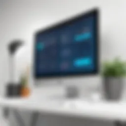 User interface of a website builder alternative