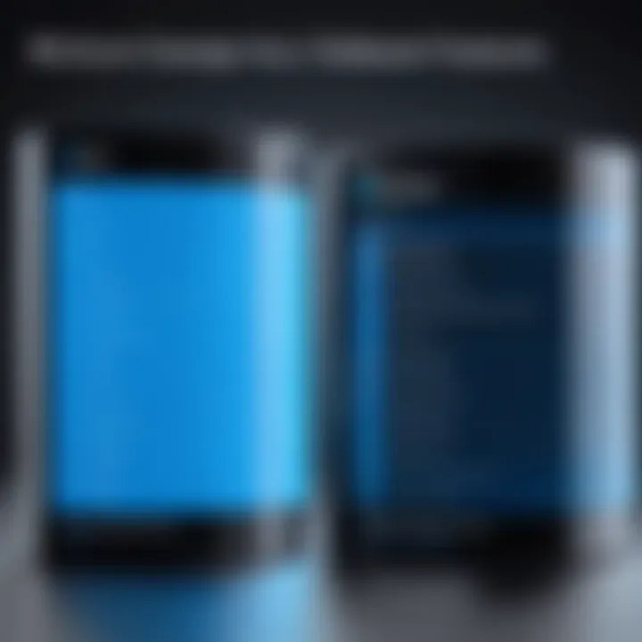 Comparison chart of Azure SQL database features