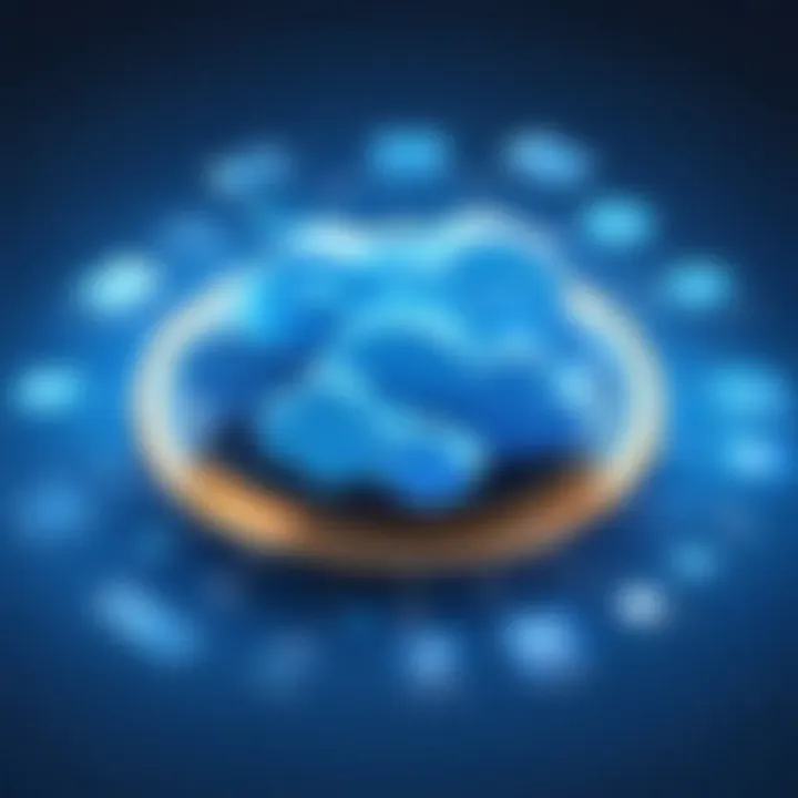 An insightful graphic illustrating the strategic advantages of Blue Yonder Cloud in technology.