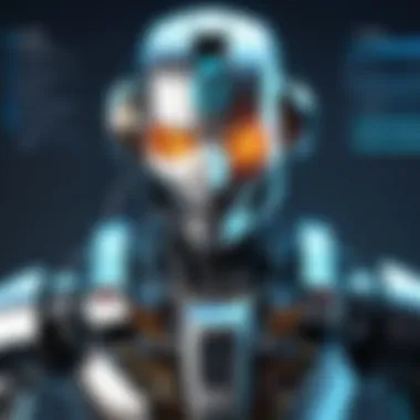 Advanced Bot Creation Tool Interface An advanced interface of a bot creation tool showcasing diverse functionalities.
