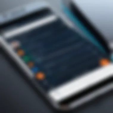 Innovative Chat Application Interface Innovative chat application interface showcasing diverse features