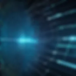 Visual representation of DDoS attack patterns