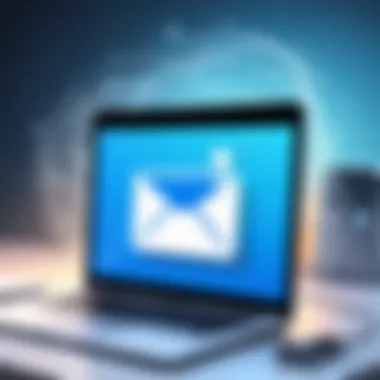 Phishing Attack on Inbox Illustration of a phishing attack targeting an inbox