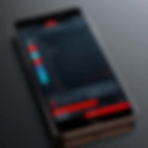 User interface of the Avaya Phone app showcasing its sleek design