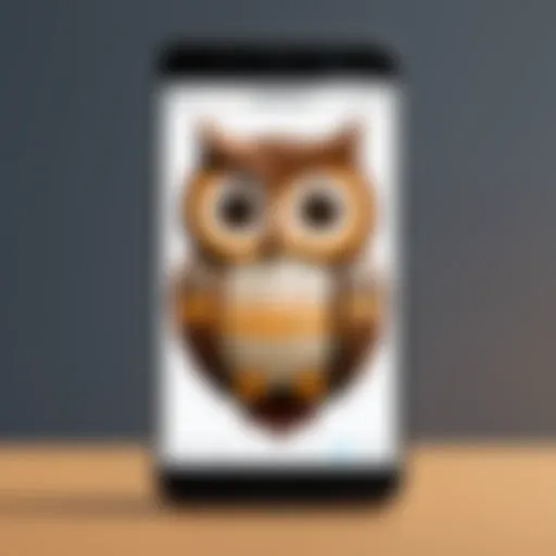 Showcasing the Hootsuite mobile app interface