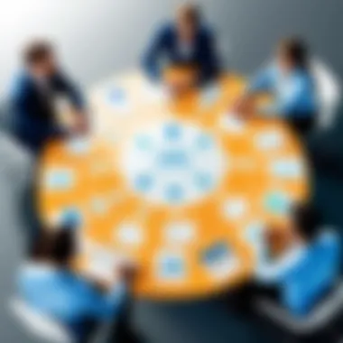 Team Collaboration Features in IBM Software Illustration of team collaboration features in IBM project management tools
