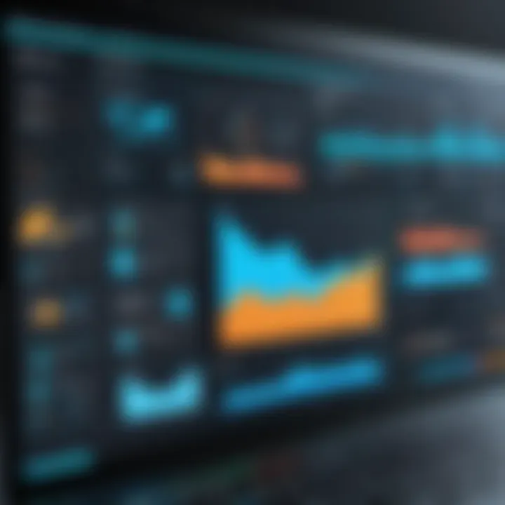 Visual representation of Logentries dashboard showcasing log data analytics.