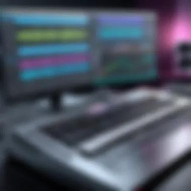 Creative music production in a digital audio workstation