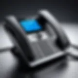 A sleek VoIP phone showcasing advanced technology