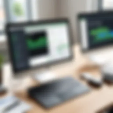 Overview of QuickBooks Software Visual representation of QuickBooks software interface