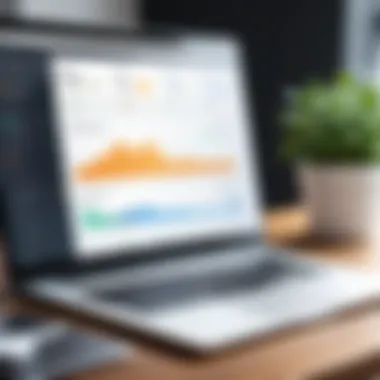 Insightful Analytics for E-commerce Growth A sophisticated Shopify dashboard displaying analytics.
