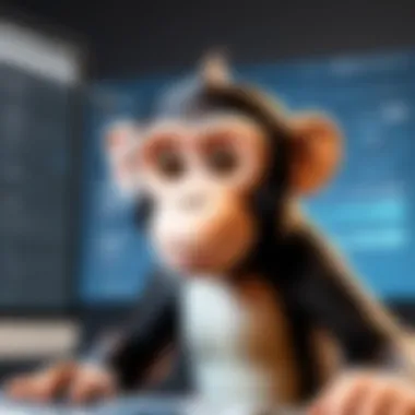 User interface of Survey Monkey