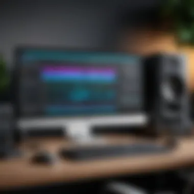 The Essentials of an Audio Editing Workspace A modern audio editing workstation setup