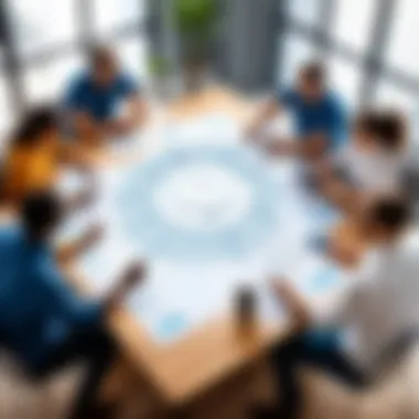 Enhancing Team Collaboration Collaboration features in Agile Smartsheet facilitating team communication.