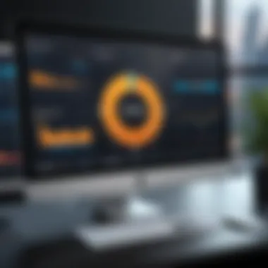 Bitsight Risk Ratings Overview Visual representation of Bitsight risk ratings dashboard