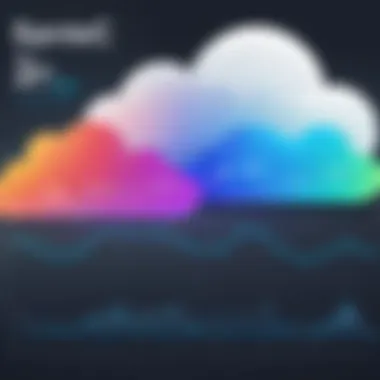 Chart displaying trends in cloud storage pricing over time