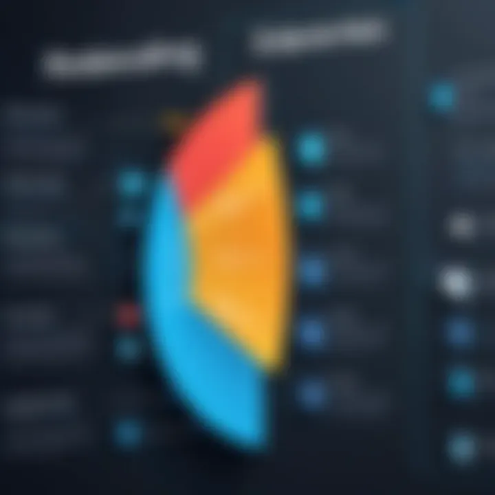 Visual representation of key metrics in customer onboarding effectiveness