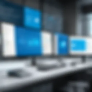 Microsoft Endpoint Manager Interface Overview Visual representation of Microsoft Endpoint Manager interface