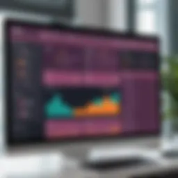 Illustration of Odoo PIM dashboard showcasing product data management