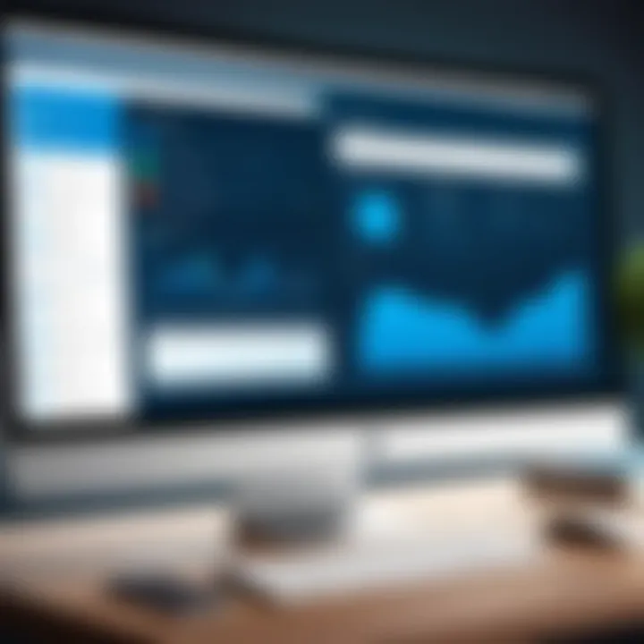User interface of Salesforce CRM application