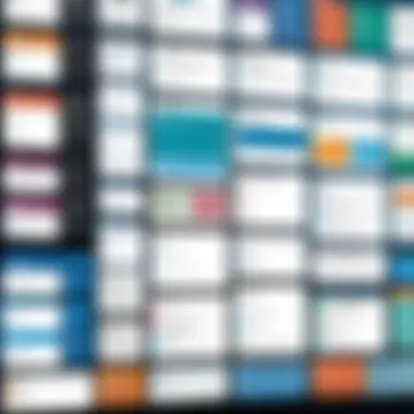 Trello Board Layout Overview Visual representation of Trello's board layout showcasing lists and cards